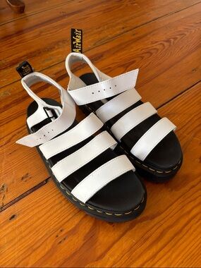 Dr. Martens Blaire Women's Pisa Leather Strap Sandals Women's Size 9